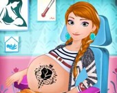 Татуировка для беременной Анны