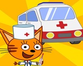 Детский доктор для животных: кот-врач