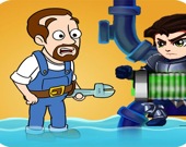 Plumber Water Pipes Hero Pipe Rescue: Water Puzzle