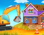 Construction Truck: Building Games for Kids