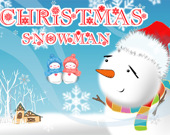 Рождественский снеговик: игра-пазл