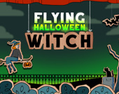 Halloween Witch Fly