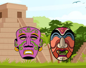 Древние Ацтеки: игра-раскраска