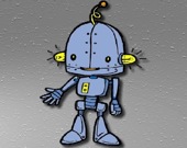 Мультяшный Робот - Пазл