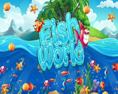 Рыбный мир: Соедини предметы
