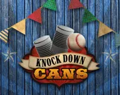 Knock Down Cans
