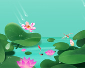 Пятнашки: Цветок лотуса