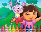 Dora the Explorer 4 Coloring