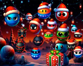 Рождественский переполох: красные и дружеские шары