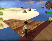 Симулятор пляжных прыжков на мотоцикле
