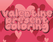 Valentine Present Coloring