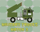 Военные грузовики  - 3 в ряд