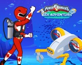 Save Power Rangers From Ocean Zombies - Pin Pull