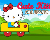 Cute Kitty Car Jigsaw