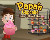 Papas Cupcakes Cooking Games