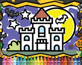 Хэллоуин: Раскраска для детей