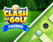 Удар гольфа с друзьями