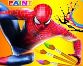 Раскраска человек-паук